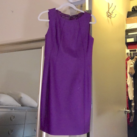 Purple Wool Dress - Picture 1 of 3